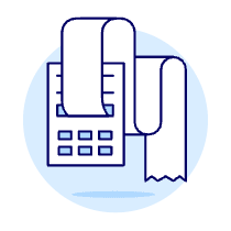 Receipt Print Illustration from UX Duotone Set