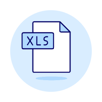 Xls Spreadsheet 1 Illustration from UX Duotone Set