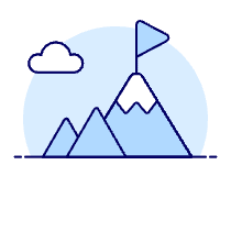 Business Peak Illustration from UX Duotone Set