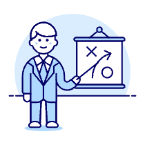 Businessman Strategy 2 Illustration from UX Duotone Set