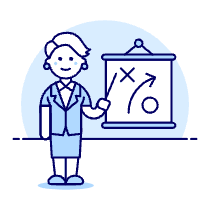 Businessman Strategy 3 Illustration from UX Duotone Set