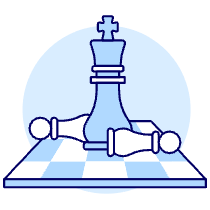 Chess Board 1 Illustration from UX Duotone Set