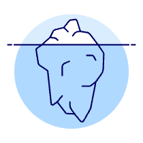 Iceberg Illustration from UX Duotone Set