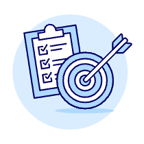 Target List Illustration from UX Duotone Set
