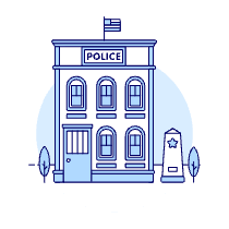 Police Station 3 Illustration from UX Duotone Set
