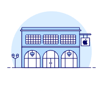 Apple Store 1 Illustration from UX Duotone Set