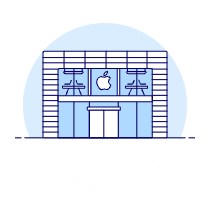 Apple Store 2 Illustration from UX Duotone Set