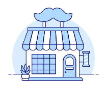 Barbershop Illustration from UX Duotone Set