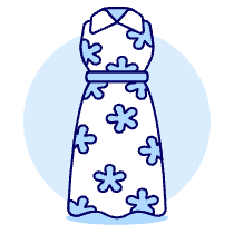 Dress 4 Illustration from UX Duotone Set
