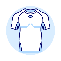 Exercise Shirt Illustration from UX Duotone Set