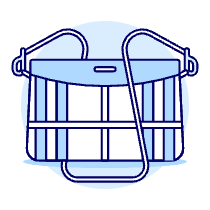 Handbag PURSE Illustration from UX Duotone Set