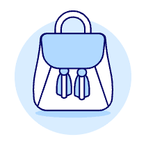 Light BROWN Purse Illustration from UX Duotone Set