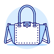 PINK Handbag Illustration from UX Duotone Set
