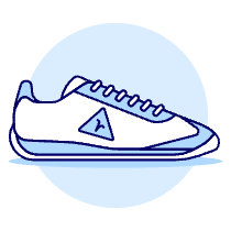 Sneakers Shoes 1 Illustration from UX Duotone Set