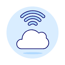 Cloud Connecting 1 Illustration from UX Duotone Set