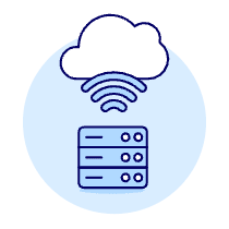 Cloud Connecting 14 Illustration from UX Duotone Set