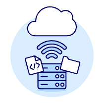 Cloud Connecting 16 Illustration from UX Duotone Set