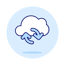 Cloud Sync 1 Illustration from UX Duotone Set