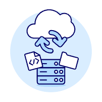 Cloud Sync 16 Illustration from UX Duotone Set