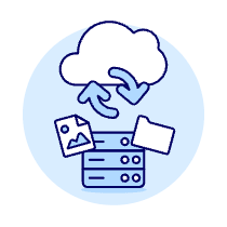 Cloud Sync 17 Illustration from UX Duotone Set