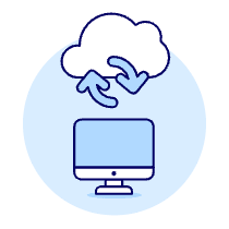 Cloud Sync 2 Illustration from UX Duotone Set