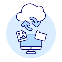 Cloud Sync 6 Illustration from UX Duotone Set