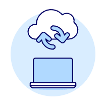 Cloud Sync 8 Illustration from UX Duotone Set