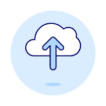 Cloud Upload 1 Illustration from UX Duotone Set