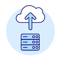 Cloud Upload 14 Illustration from UX Duotone Set