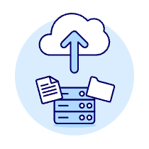 Cloud Upload 15 Illustration from UX Duotone Set