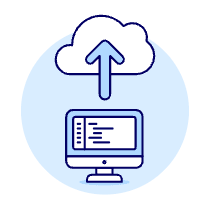 Cloud Upload 5 Illustration from UX Duotone Set