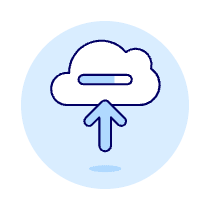 Cloud Uploading Illustration from UX Duotone Set