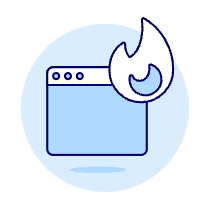 App Burning 1 Illustration from UX Duotone Set