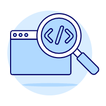 Coding Search Illustration from UX Duotone Set