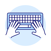 Keyboard Typing 1 Illustration from UX Duotone Set