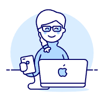 Mobile Developer 4 Illustration from UX Duotone Set