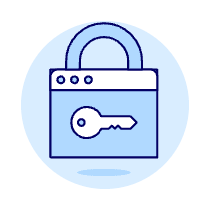 Locked App Illustration from UX Duotone Set