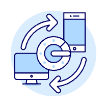 Vault Syncing Illustration from UX Duotone Set