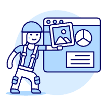 App Builder 4 Illustration from UX Duotone Set