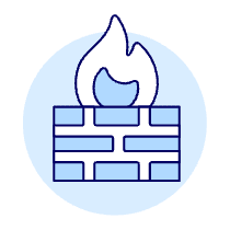 Firewall Secure Illustration from UX Duotone Set