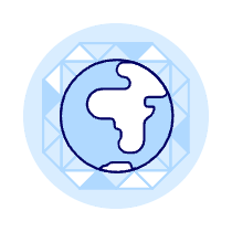Global Network Protection Illustration from UX Duotone Set