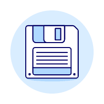 Floppy Disk 2 Illustration from UX Duotone Set