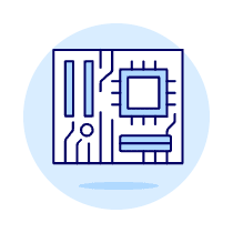 Cpu Chipset Illustration from UX Duotone Set