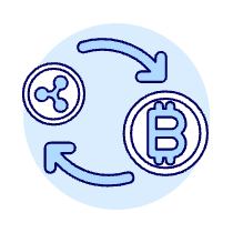 Crypto Exchange Illustration from UX Duotone Set
