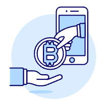 Crypto Pay 1 Illustration from UX Duotone Set