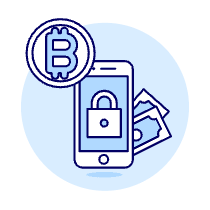 Crypto Secure Illustration from UX Duotone Set
