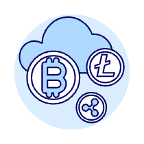 Crypto Cloud 2 Illustration from UX Duotone Set