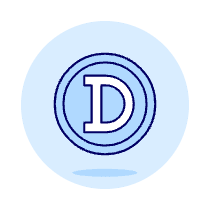 Dogecoin 1 Illustration from UX Duotone Set