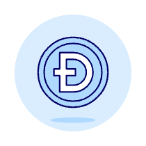 Dogecoin 2 Illustration from UX Duotone Set