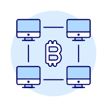 Crypto Network Illustration from UX Duotone Set